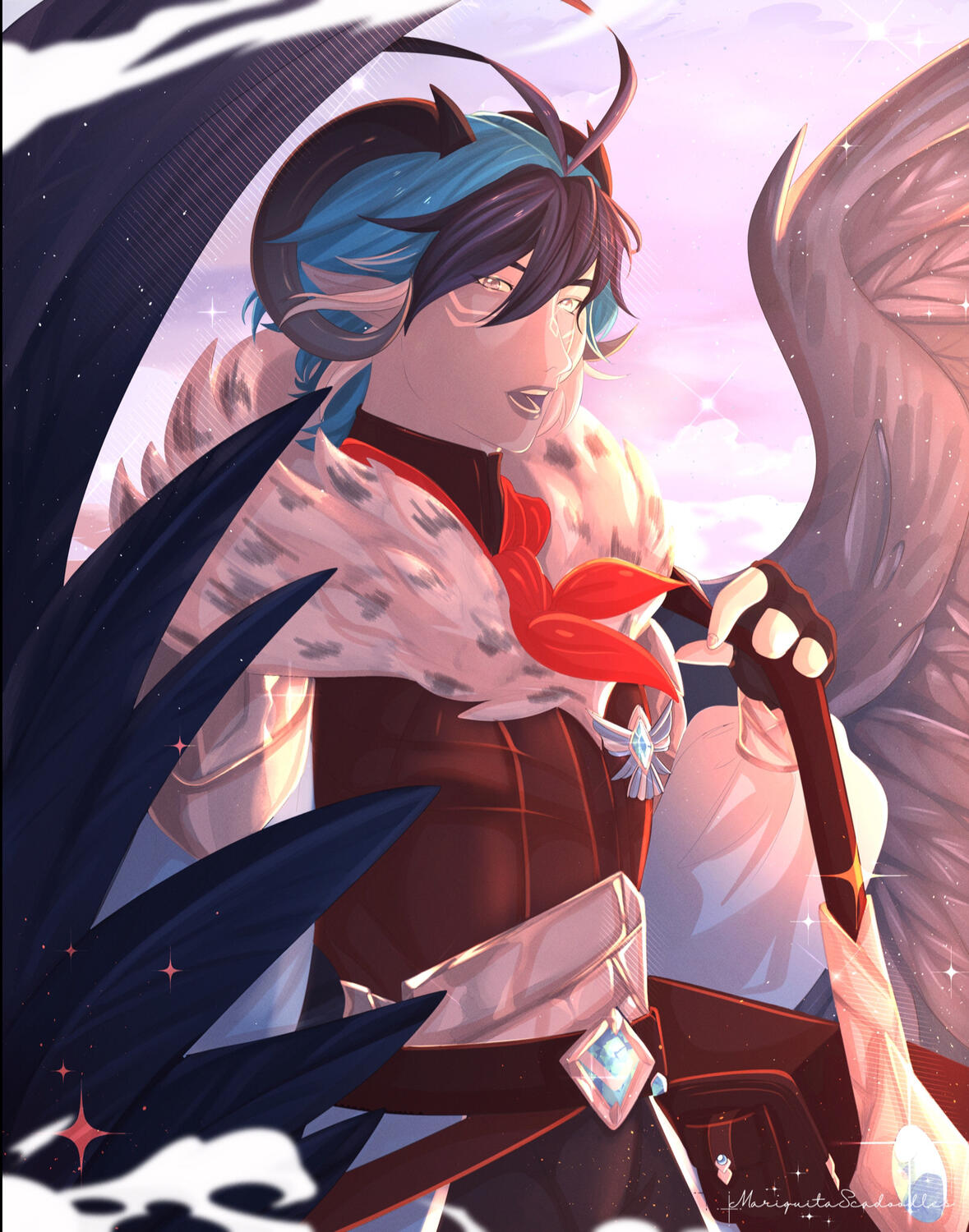 Ex- Single Character- Half Body- $110 USD