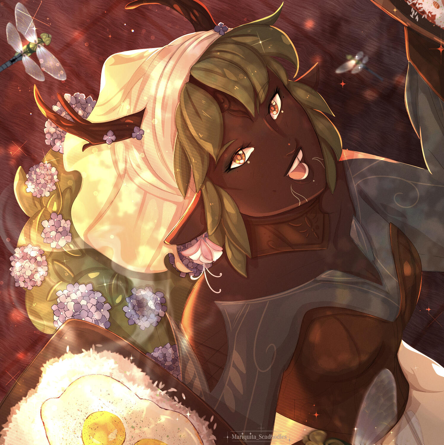 Ex- Single Character- Half Body- $110 USD